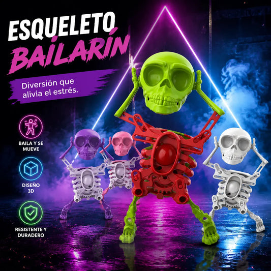 😂Divertido juguete de relojería: Hombre Esqueleto Bailando💀