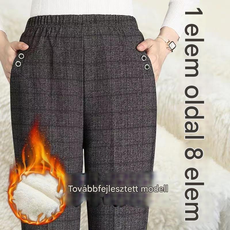 🏆🔥【45-90 kg】Nuevos pantalones rectos de talle alto para mujer, la elección perfecta para otoño e invierno