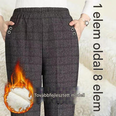 🏆🔥【45-90 kg】Nuevos pantalones rectos de talle alto para mujer, la elección perfecta para otoño e invierno