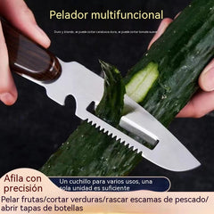 👍3 artículos por 25 euros: pelador multifuncional de acero inoxidable.
