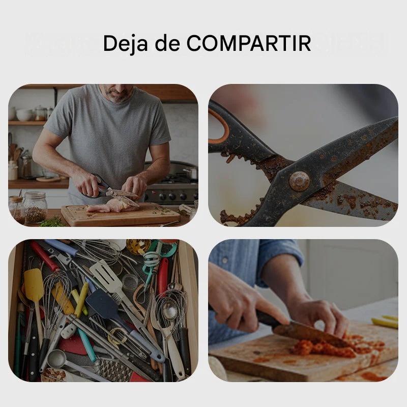 🍖Tijeras de cocina desmontables, aptas para aves y huesos.