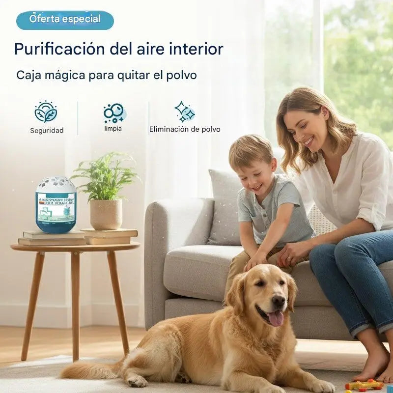 🔥Compra 2 y llévate 1 gratis ⏰Gabinete mágico purificador de aire y eliminador de polvo para interiores🏠🌿