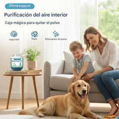 🔥Compra 2 y llévate 1 gratis ⏰Gabinete mágico purificador de aire y eliminador de polvo para interiores🏠🌿