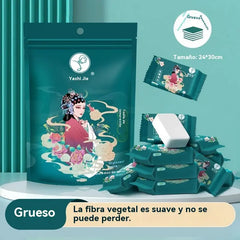 【🔥60 piezas】Toallas portátiles desechables comprimidas, agrandadas, engrosadas y reutilizables
