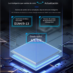 💥🔥🕶️Gafas de soldadura con atenuación automática, doble protección contra el deslumbramiento y los rayos UV.