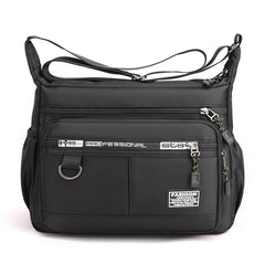 🔥【El más vendido】Bolso para hombre de gran capacidad, resistente al agua y duradero | Bolso bandolera multibolsillos | Ideal tanto para negocios como para uso informal