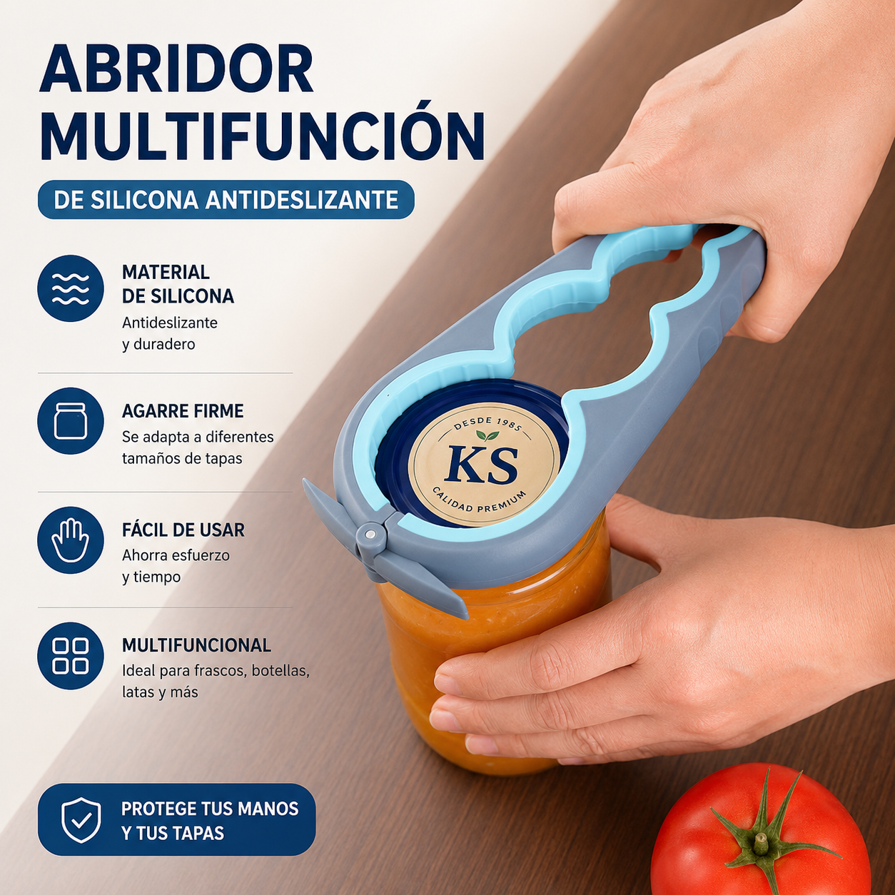 【Compra 1 y llévate 1 gratis】Abrebotellas multifuncional 4 en 1