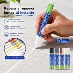 [2 piezas 24 euros]Lápiz para lechada de baldosas de cerámica resistente al moho y al agua