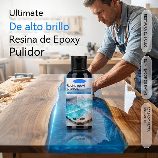 ✨ Pulidor para Resina Epoxi – Devuelve el Brillo Cristalino y Elimina Arañazos Fácilmente 💎