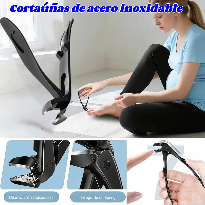 📢📢 ¡50% DE DESCUENTO! ✂️ Diseño perfectamente curvado | Cortaúñas de acero inoxidable | Fácil agarre para personas mayores ✨【50% DE DESCUENTO】
