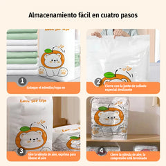 ✨🗃️ 5 artículos por 27 euros 💨 Bolsa de almacenamiento al vacío grande y compresible: no requiere bomba, es a prueba de fugas e ideal para ahorrar espacio en maletas y en casa ✈️