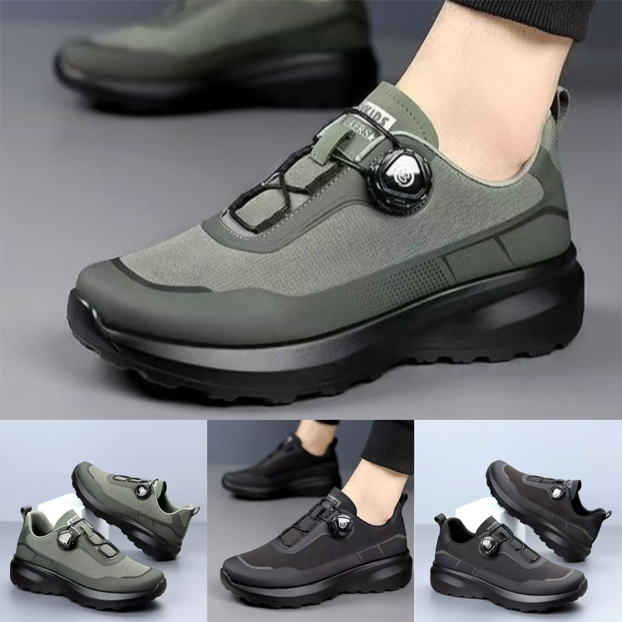 【39-45】2025 nuevos zapatos de senderismo al aire libre, zapatos de senderismo ultraligeros, de suela gruesa y transpirables