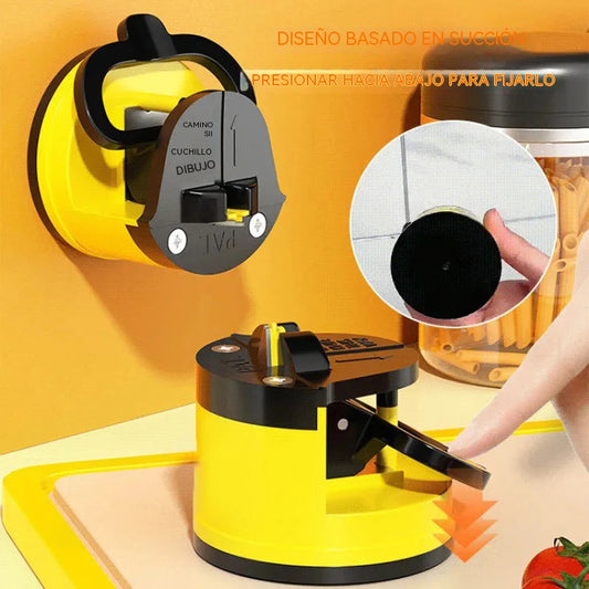 [2 piezas 24 euro]Mini afilador de cuchillos con base de succión