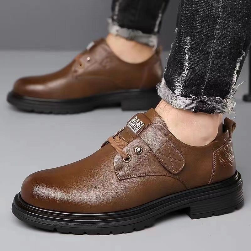 【39-44】 Zapatos de negocios casuales de cuero para hombres.