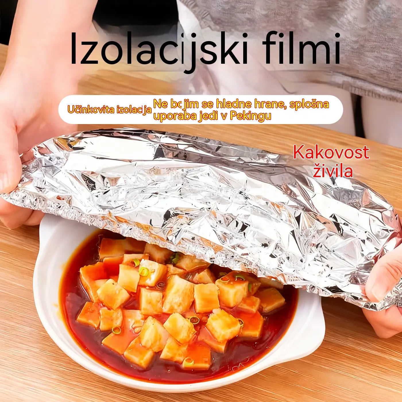 📢📢 50 % POPUST!⏰【100 kosov】 Izolacijski pokrov iz aluminijaste folije