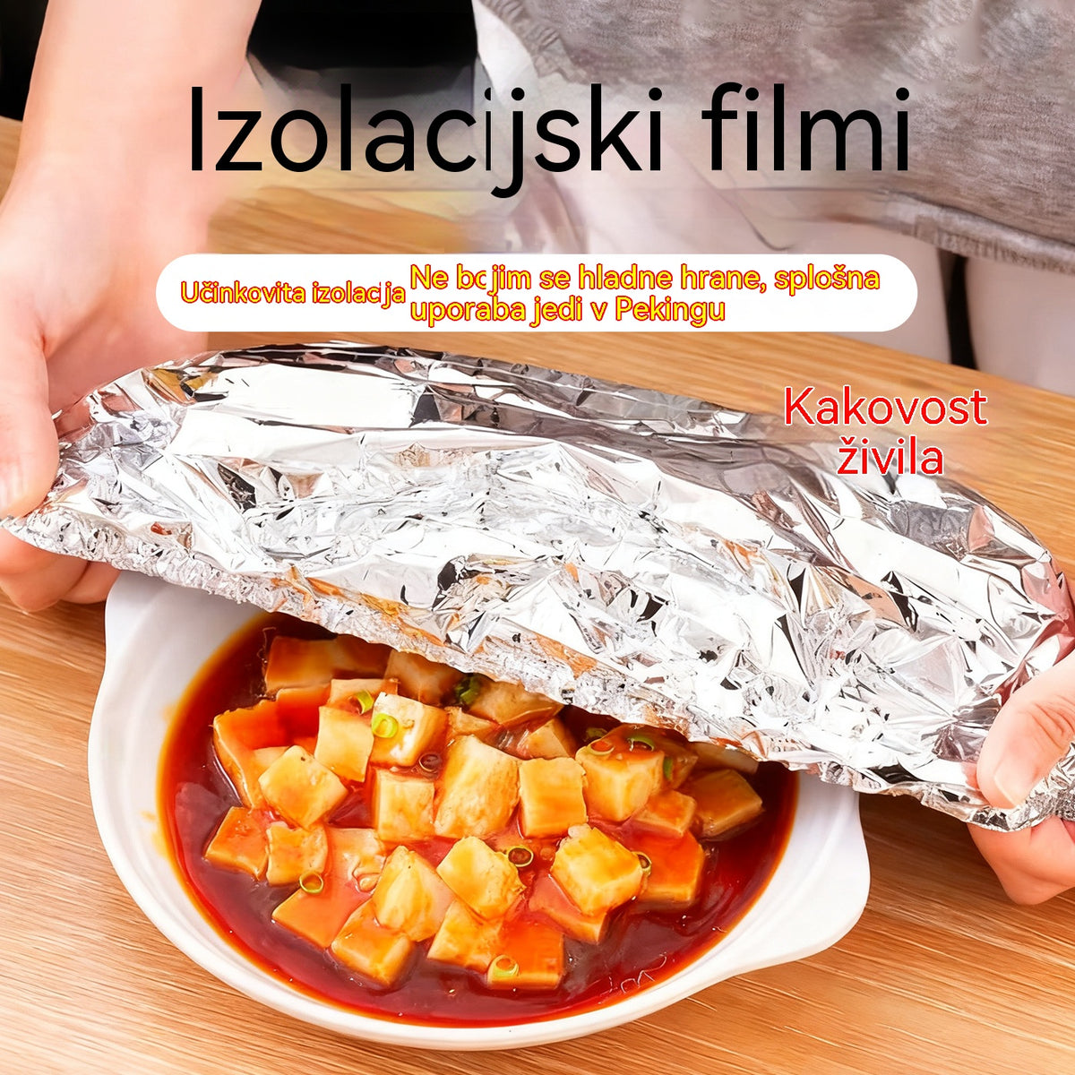 📢📢 50 % POPUST!⏰【100 kosov】 Izolacijski pokrov iz aluminijaste folije