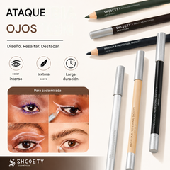 🔈🔈¡50% DE DESCUENTO AHORA!💜5 piezas por 25 euros💜Delineador de ojos de madera, resistente al agua, de larga duración y resistente al agua.