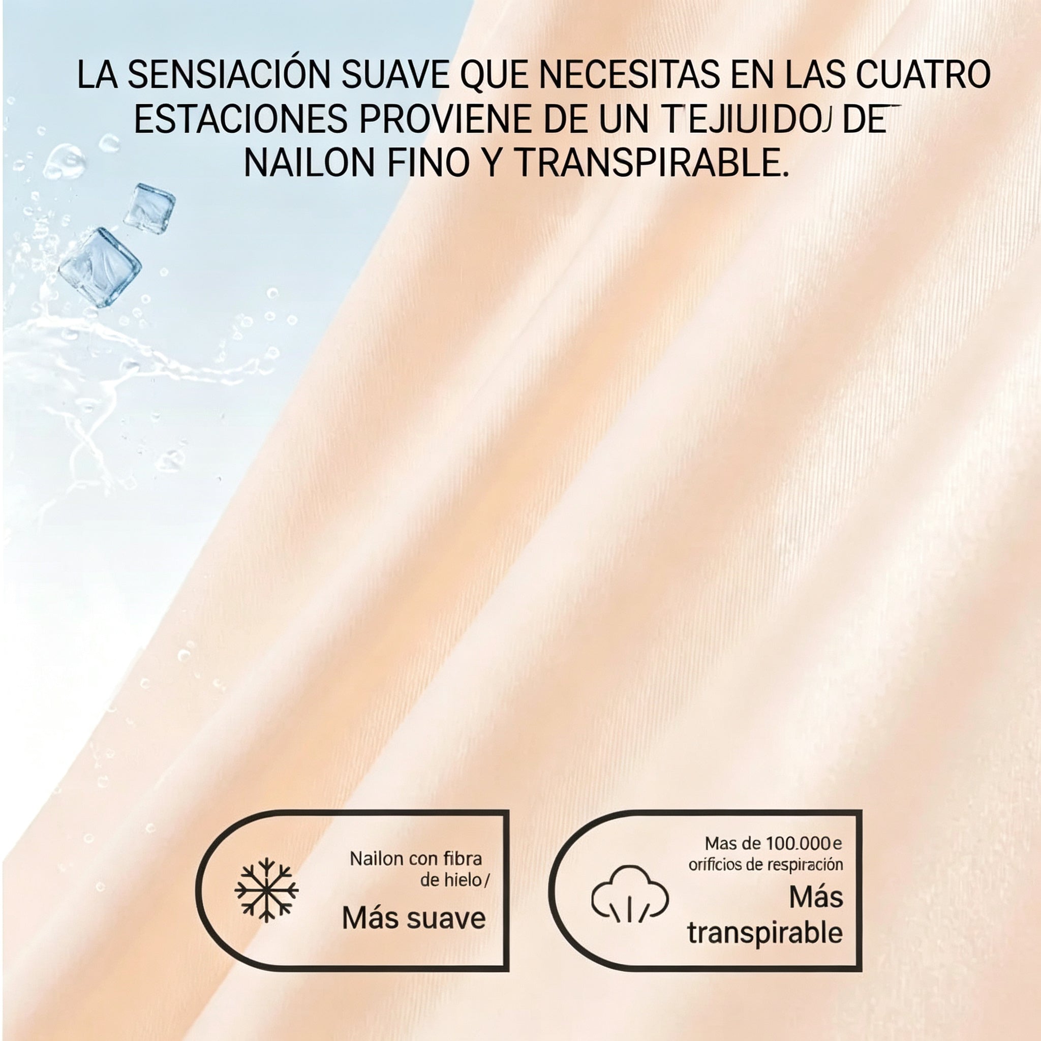 【6 piezas】🌸(L-2XL) Braguitas de talle alto sin costuras de seda helada para mujer – ultrafinas y refrescantes, línea de braguita invisible❄️