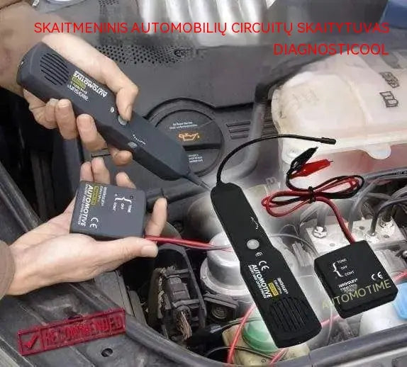 Skaitmeninis diagnostikos įrankis automobilių elektros grandinių skaitytuvams