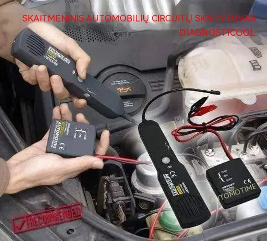 Skaitmeninis diagnostikos įrankis automobilių elektros grandinių skaitytuvams