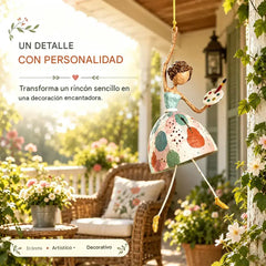 ✨💃🌸Adorno colgante caprichoso de una dama bailarina