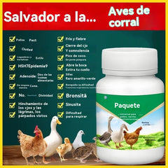 🐓🦆🐔【200 tabletas】Aves de corral ① Tabletas de uso doméstico para la salud intestinal, salud respiratoria, uso en granjas, alimentación general de pollos, patos, gansos y aves de corral