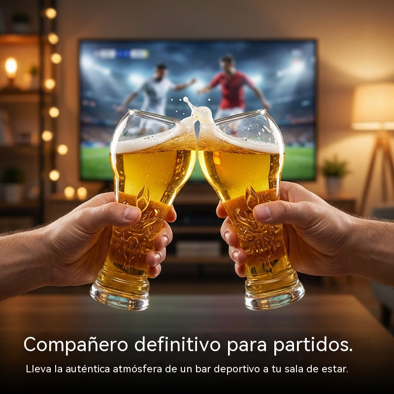 🔥¡Compra uno y llévate otro gratis! ¡50% de descuento! 🔥Taza de cerveza Trofeo – Artículo de colección para aficionados al fútbol🏆🍺⚽ | El regalo perfecto para los amantes del fútbol🎁