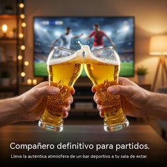 🔥¡Compra uno y llévate otro gratis! ¡50% de descuento! 🔥Taza de cerveza Trofeo – Artículo de colección para aficionados al fútbol🏆🍺⚽ | El regalo perfecto para los amantes del fútbol🎁
