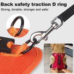 🐶【5–30 kg】Arnés antitirones para perros, fabricado con material de malla transpirable que evita la sensación de calor, con material reflectante.