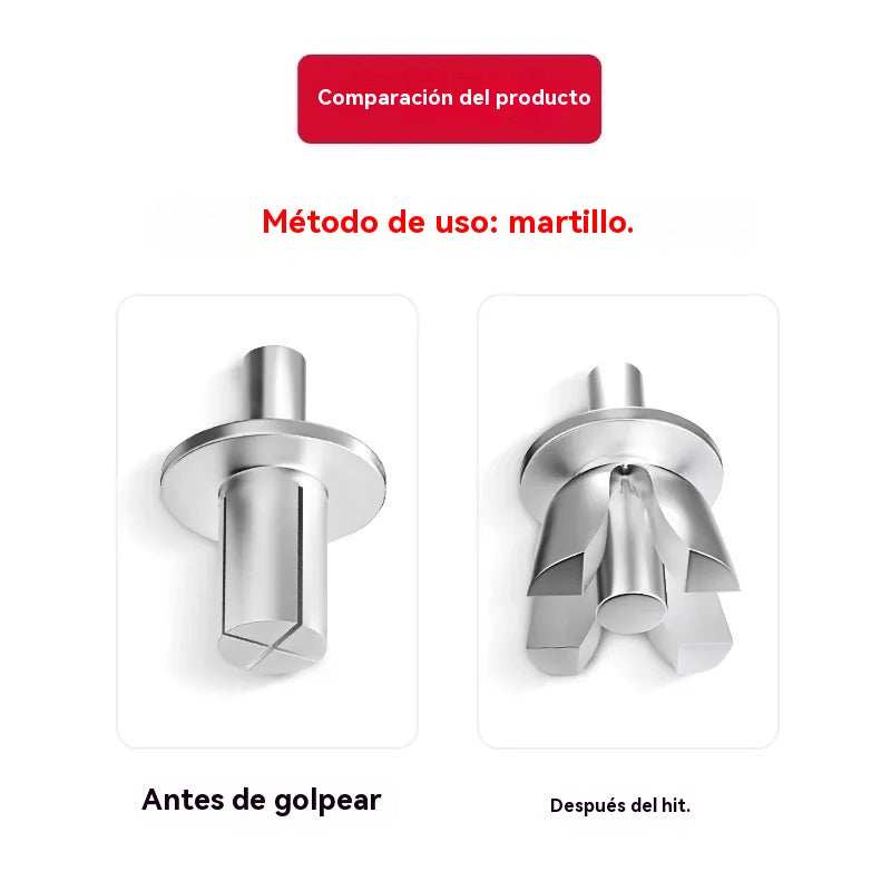 【30%OFF】🔧 Remaches de aluminio con expansión de martillo: ¡fijación rápida y segura sin esfuerzo!🔩