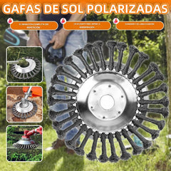 🔥【6 pulgadas】Accesorios de alambre para deshierbar, herramientas para deshierbar el jardín