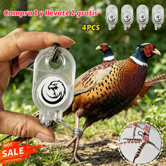 🔥【Compra 2 y llévate 2 gratis】🐔Trampas de resorte para exteriores, trampa de bloqueo automático de alta sensibilidad