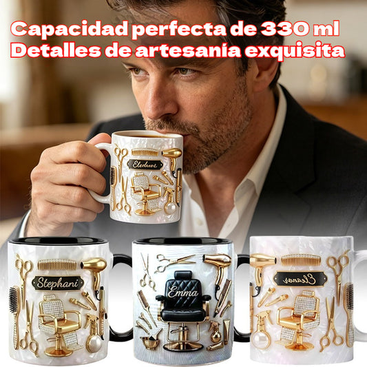 ✨✂️Taza de café de cerámica personalizada, ligera y lujosa