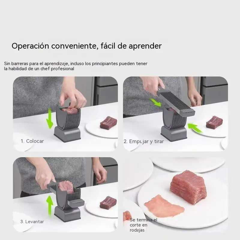 Cortadora de carne fresca, cortadora de carne de acero inoxidable, herramienta para cortar carne rápidamente