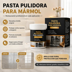 🥳 🔥¡Dos botellas por 27 euros!✨ Pasta pulidora de mármol – elimina arañazos, restaura el brillo y protege la superficie en solo 2 minutos 🛡️