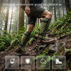 🏕️✅ Vodootporne grijače za noge za planinarenje na otvorenom, zaštita od ugriza zmije, pogodne za planinarenje i avanture na otvorenom.