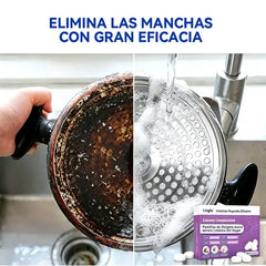 🧼【Compra 2 y llévate 2 gratis】(Total: 40 pastillas)💧 Pastillas Efervescentes de Oxígeno Activo y Enzimas | Limpiador Multiusos para Sarro, Manchas de Té, Ropa y Calzado ✨