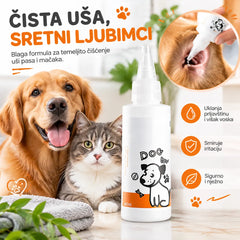 🎉Kupite 1, dobijte 1 gratis!🎉 Sredstvo za čišćenje ušiju za pse i mačke