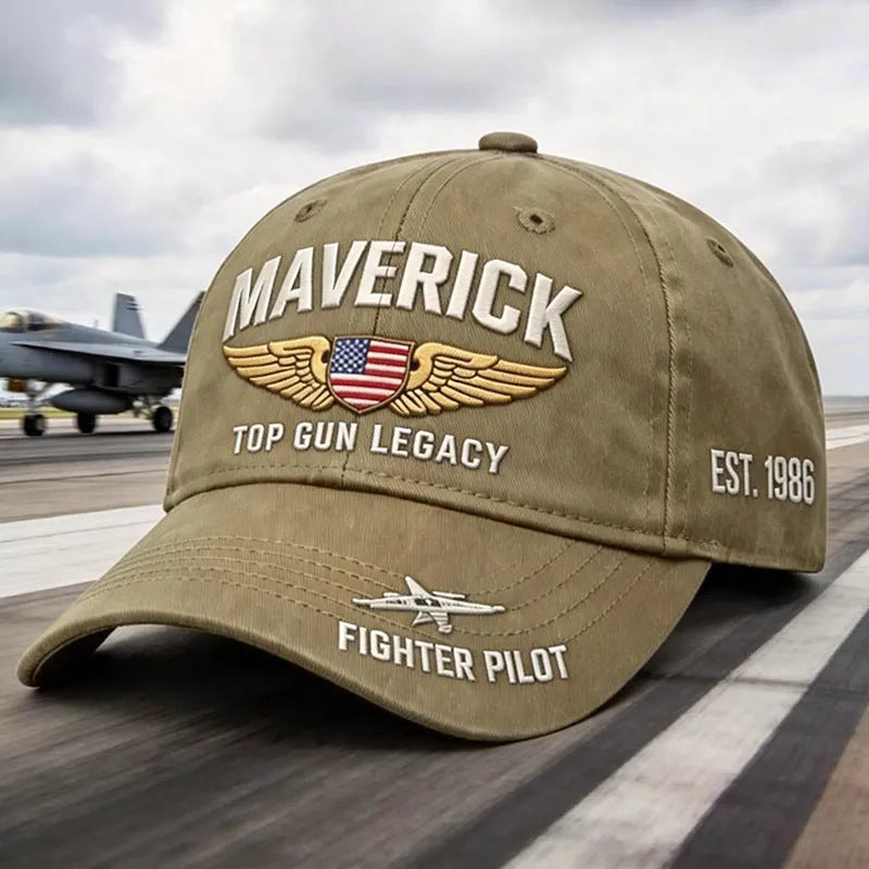 🧢✈️Esta gorra de béisbol ajustable presenta un diseño inspirado en la aviación de combate, lo que la convierte en la opción perfecta para los entusiastas de la aviación de combate.