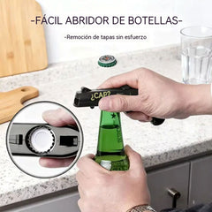 🎁【Compra uno y llévate otro gratis】🍻🥳 Abrebotellas creativo: perfecto para reuniones familiares, barbacoas y actividades al aire libre.