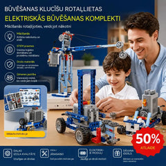 🤖🧩 【50% atlaide ierobežotu laiku】LEGO tipa elektriskā robota konstruktors bērniem