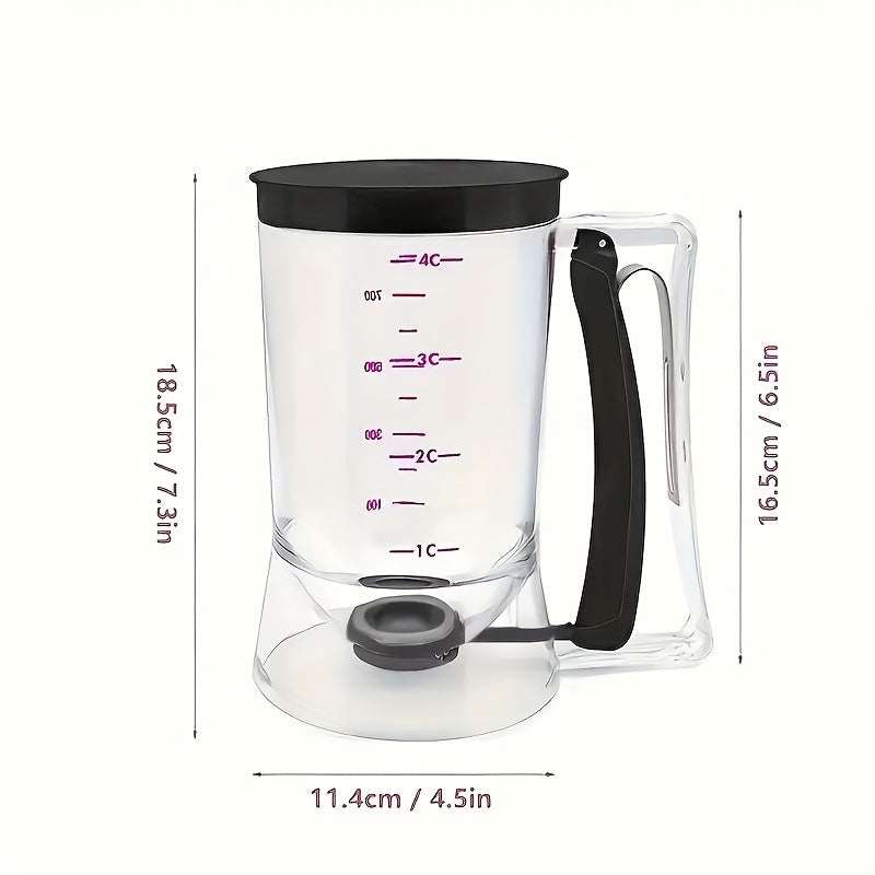 🍰🎂Separador de masa para pasteles, dispensador de tazas medidoras, herramienta de repostería casera de mano