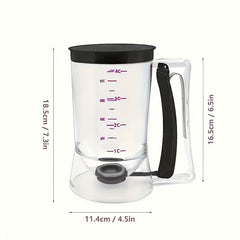 🍰🎂Separador de masa para pasteles, dispensador de tazas medidoras, herramienta de repostería casera de mano