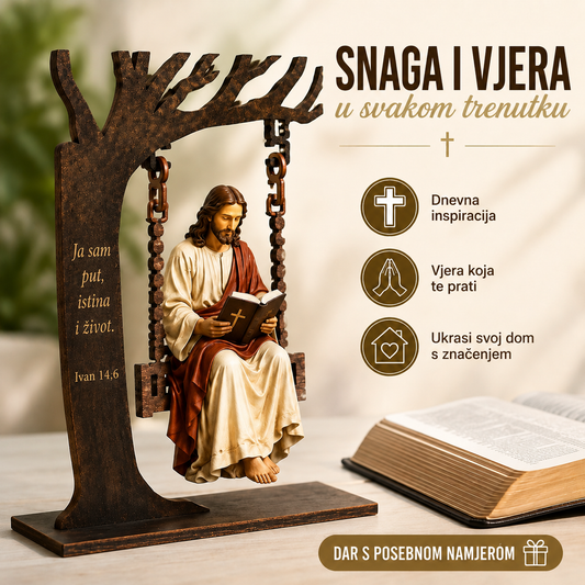 🔥Kupite 1, dobijte 1 gratis🔥🔥 Zadnji dan: 50% popusta - ✝️📚 Kršćanski viseći ukras s Isusom