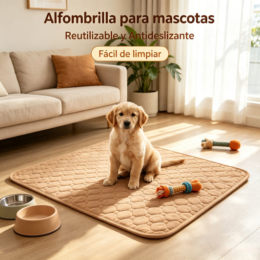 📢 ¡50 % de descuento 🔥! Alfombrilla refrescante para mascotas (no requiere llenado de agua) 🧊 — Fabricada en tejido Oxford transpirable; apta para todo tipo de camas o jaulas para mascotas.