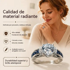 🔥【compre uno y llévese otro gratis】✨ Elegante anillo de cóctel con circonita cúbica: un diseño deslumbrante para iluminar momentos especiales.