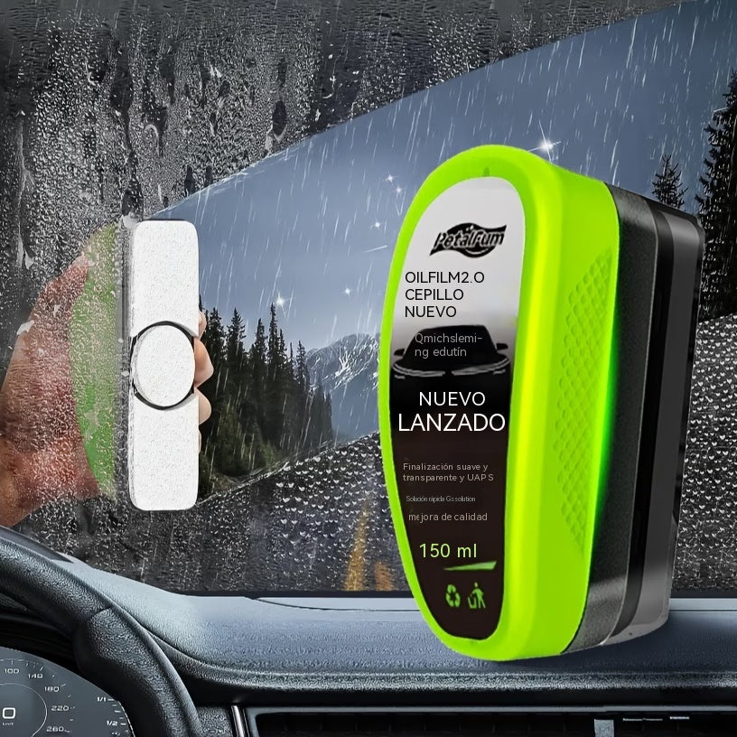 🔥【Compra 1 y llévate 1 gratis】🚗✨Esponja limpiadora de película de aceite para cristales de coche, eliminación de manchas súper eficaz