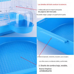 🔥🐦Bañera para pájaros, accesorios para jaulas de pájaros