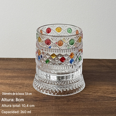 🥃【270ml】💎Vaso de whisky giratorio 360°, vaso de licor antiestrés pintado