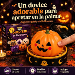 🎃【¡Compra 1 y llévate 1 gratis!】2 unidades a 25 euros💀 Baozi Fantasma Squishy Anti-Estrés – Juguete de Halloween para Apretar, Aliviar la Ansiedad y Relajarse 🧘